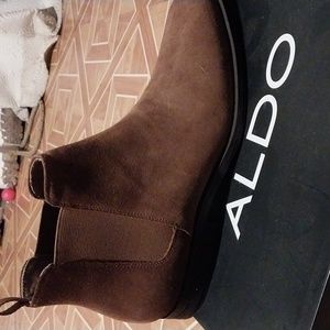 Aldo Pazi-28 Boots Brown Suede Size 8